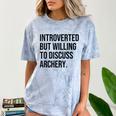 Introverted Archer Archery Introvert Comfort Color Blast T-Shirt Ocean Introverted Archer Archery Introvert Comfort Color Blast T-Shirt Ocean