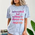 Introverted Willing To Discuss Caspian Introvert Comfort Color Blast T-Shirt Ocean Introverted Willing To Discuss Caspian Introvert Comfort Color Blast T-Shirt Ocean