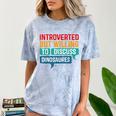 Introverted But Willing To Discuss Dinosaures Comfort Color Blast T-Shirt Ocean Introverted But Willing To Discuss Dinosaures Comfort Color Blast T-Shirt Ocean