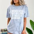 Introverted But Willing To Discuss Skincare Introvert Comfort Color Blast T-Shirt Ocean Introverted But Willing To Discuss Skincare Introvert Comfort Color Blast T-Shirt Ocean
