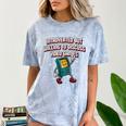 Introverted But Willing To Discuss Video Games Introvert Comfort Color Blast T-Shirt Ocean