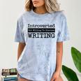 Introverted But Willing To Discuss Writing Cool & Comfort Color Blast T-Shirt Ocean