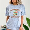 Introvert's Passion For French Patisserie Macarons Comfort Color Blast T-Shirt Ocean