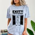 Irony Sarcasm Introvert Dry Humor Cartoon Comic Geek Nerd Comfort Color Blast T-Shirt Ocean Irony Sarcasm Introvert Dry Humor Cartoon Comic Geek Nerd Comfort Color Blast T-Shirt Ocean