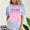 It's My Graduation Sign My Shirt Groovy Girls Graduation Comfort Color Blast T-Shirt Ocean
