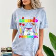 I Just Crushed Preschool Pre-K Preschoolers Graduation Comfort Color Blast T-Shirt Ocean