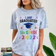 I Just Graduated 5th Grade Graduation Class 2022 Graduate Comfort Color Blast T-Shirt Ocean