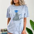 Just Graduated Cat With Graduation Cap And Diploma For Men Women Girls Kids Comfort Color Blast T-Shirt Ocean