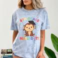 Kids 8th Grade Nailed It Monkey Graduation Comfort Color Blast T-Shirt Ocean