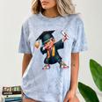 Kids Boys Grad Dabbing Graduation Class Of 2025 Comfort Color Blast T-Shirt Ocean
