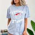 Kids I Crushed 2nd Grade Monster Truck School Graduation Comfort Color Blast T-Shirt Ocean