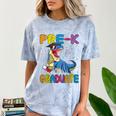 Kids Pre-K Graduate Dinosaur T-Rex Pre Kindergarten Graduation Comfort Color Blast T-Shirt Ocean