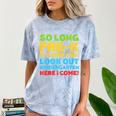 Kids So Long PRE-K It's Been Fun Shirt Boy Girl Graduation Comfort Color Blast T-Shirt Ocean