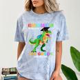 Kindergarten Graduation 1st Here We Come Class 2023 Dinosaur Comfort Color Blast T-Shirt Ocean