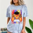 Kindergarten Graduation Level Complete Gamer Graduation Kids Comfort Color Blast T-Shirt Ocean