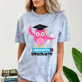 Kindergarten Graduation Tee Shirt Pink Owl T-Shir Comfort Color Blast T-Shirt Ocean