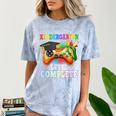 Kindergarten Level Complete Last Day Of School Graduation Comfort Color Blast T-Shirt Ocean