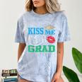 Kiss Me I'm A Grad 2018 Senior Graduation Comfort Color Blast T-Shirt Ocean