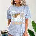 Kitty Pet Lover Introvert Person Cats Show Family Member Comfort Color Blast T-Shirt Ocean