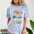 Last Day Of School Groovy Graduation School's Out For Summer Comfort Color Blast T-Shirt Ocean
