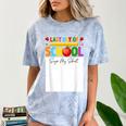 Last Day Of School Sign My Shirt Autograph Graduation Comfort Color Blast T-Shirt Ocean