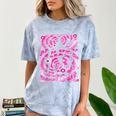 Last Day Of School Teacher Students School Graduation Groovy Comfort Color Blast T-Shirt Ocean