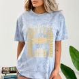 Latina Graduate Educated Powerful Class Of 2024 Graduation Comfort Color Blast T-Shirt Ocean