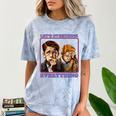 Let's Overthink Everything Shirt Antisocial Introvert Comfort Color Blast T-Shirt Ocean