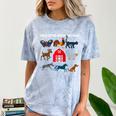 Life Is Better Around The Farm Nostalgia Trendy Comfort Color Blast T-Shirt Ocean