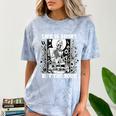 Life Is Short Buy The Book Introvert Skeleton Reading Comfort Color Blast T-Shirt Ocean