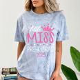 Little Miss Pre-K Grad Preschool Prek Graduation 2025 Comfort Color Blast T-Shirt Ocean