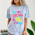 I Love The 90'S 90s Nostalgia Premium Tri-Blend Comfort Color Blast T-Shirt Ocean