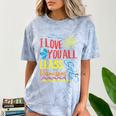 I Love You All Class Dismissed Teacher School Graduation Men Women Girls Kids Comfort Color Blast T-Shirt Ocean