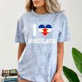 I Love Yugoslavia Proud Yugoslav Nostalgia Saying Comfort Color Blast T-Shirt Ocean