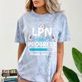 LPN In Progress Loading Future Nurse Graduation Lover Comfort Color Blast T-Shirt Ocean