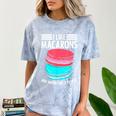 Macaroons Dessert Antisocial Introvert Pastries Food Lover Comfort Color Blast T-Shirt Ocean