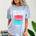Macaroons Dessert Antisocial Introvert Pastries Food Lover Comfort Color Blast T-Shirt Ocean