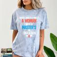 Masters In Education Degree Graduation Women MeD Comfort Color Blast T-Shirt Ocean