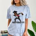 Masters Graduation Mastered It Dabbing Man Tee Comfort Color Blast T-Shirt Ocean