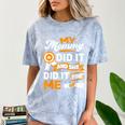 My Mommy Did It And She Did It For Me Graduation Diploma Comfort Color Blast T-Shirt Ocean