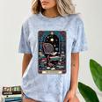 Mystical Library Book Reader The Introvert Tarot Card Comfort Color Blast T-Shirt Ocean Mystical Library Book Reader The Introvert Tarot Card Comfort Color Blast T-Shirt Ocean