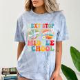 Next Stop Middle School Elementary School Graduation 2025 Comfort Color Blast T-Shirt Ocean