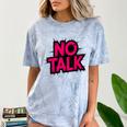 No Small Talk Zone – Introvert Quote Comfort Color Blast T-Shirt Ocean