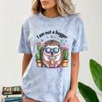 I Am Not a Hugger Introvert Hedgehog With Cactus Comfort Color Blast T-Shirt Ocean I Am Not a Hugger Introvert Hedgehog With Cactus Comfort Color Blast T-Shirt Ocean