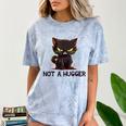 Not A Hugger Tee Angry Cat Sarcastic Cute Introvert Comfort Color Blast T-Shirt Ocean Not A Hugger Tee Angry Cat Sarcastic Cute Introvert Comfort Color Blast T-Shirt Ocean