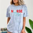 Nurse Est 2018 New Graduation Nursing School T-Shirt Comfort Color Blast T-Shirt Ocean