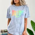 Nurse Graduation Shirt RN Est 2018 Rainbow Tshirt Comfort Color Blast T-Shirt Ocean