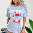 Nurse Live Love Heal Graduation Appreciation Valentines Day Comfort Color Blast T-Shirt Ocean