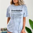 Overthinker Definition Anxiety Introvert Personality Premium Tri-Blend Comfort Color Blast T-Shirt Ocean