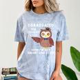 Owl Elementary Graduation Shirt-6th Grade Graduation Comfort Color Blast T-Shirt Ocean